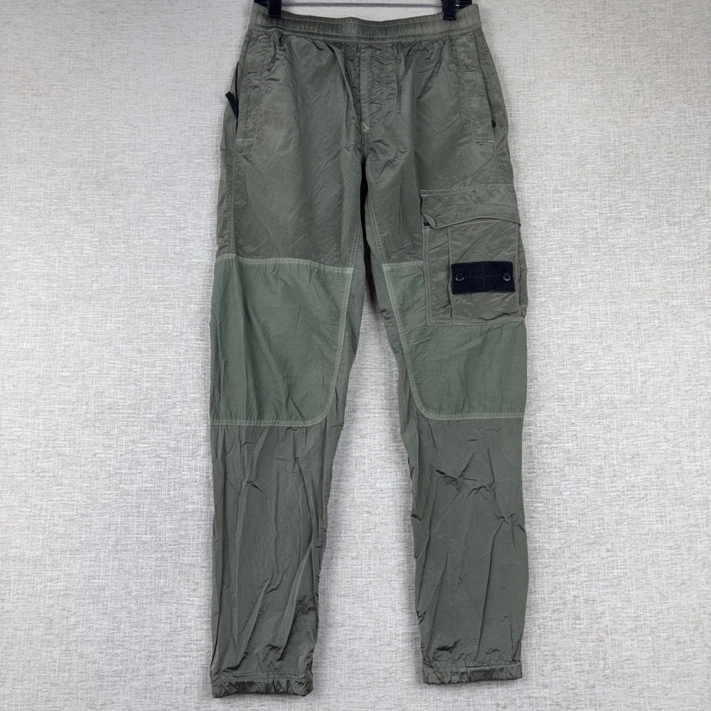 Stone Island Nylon Metal Cargo Pants Olive Green W30